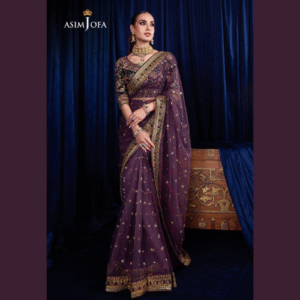 ASIM JOFA BEKHUDI collection sayari in purple