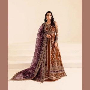 embroidered new arical arrived in teabrown and mahroon