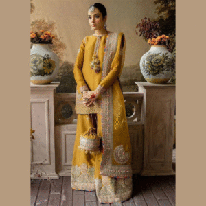 laam unstiched master collection in yellow