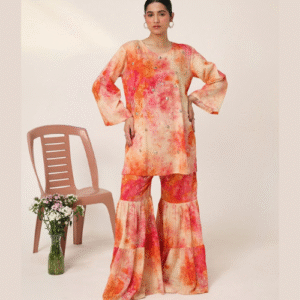 lulusar unstitched slik 3pc