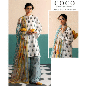 lulusar unstitched slik 3pc