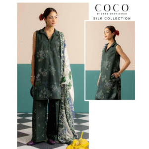 lulusar unstitched slik 3pc