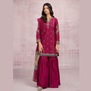 maria.b unstitched dhanak 3pc
